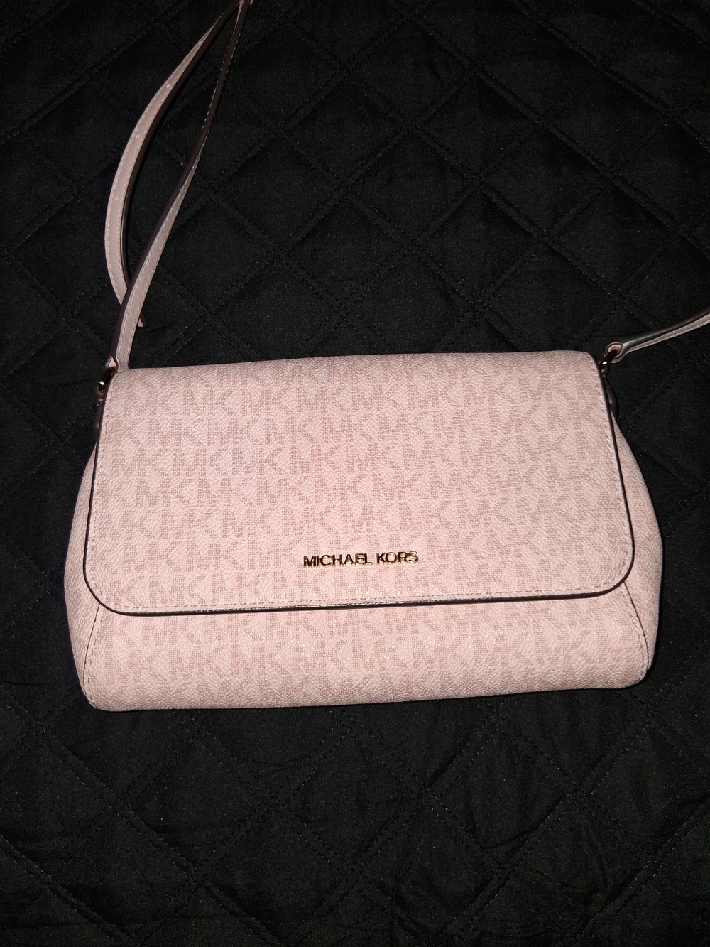 Michael Kors Pink Logo Crossbody Bag